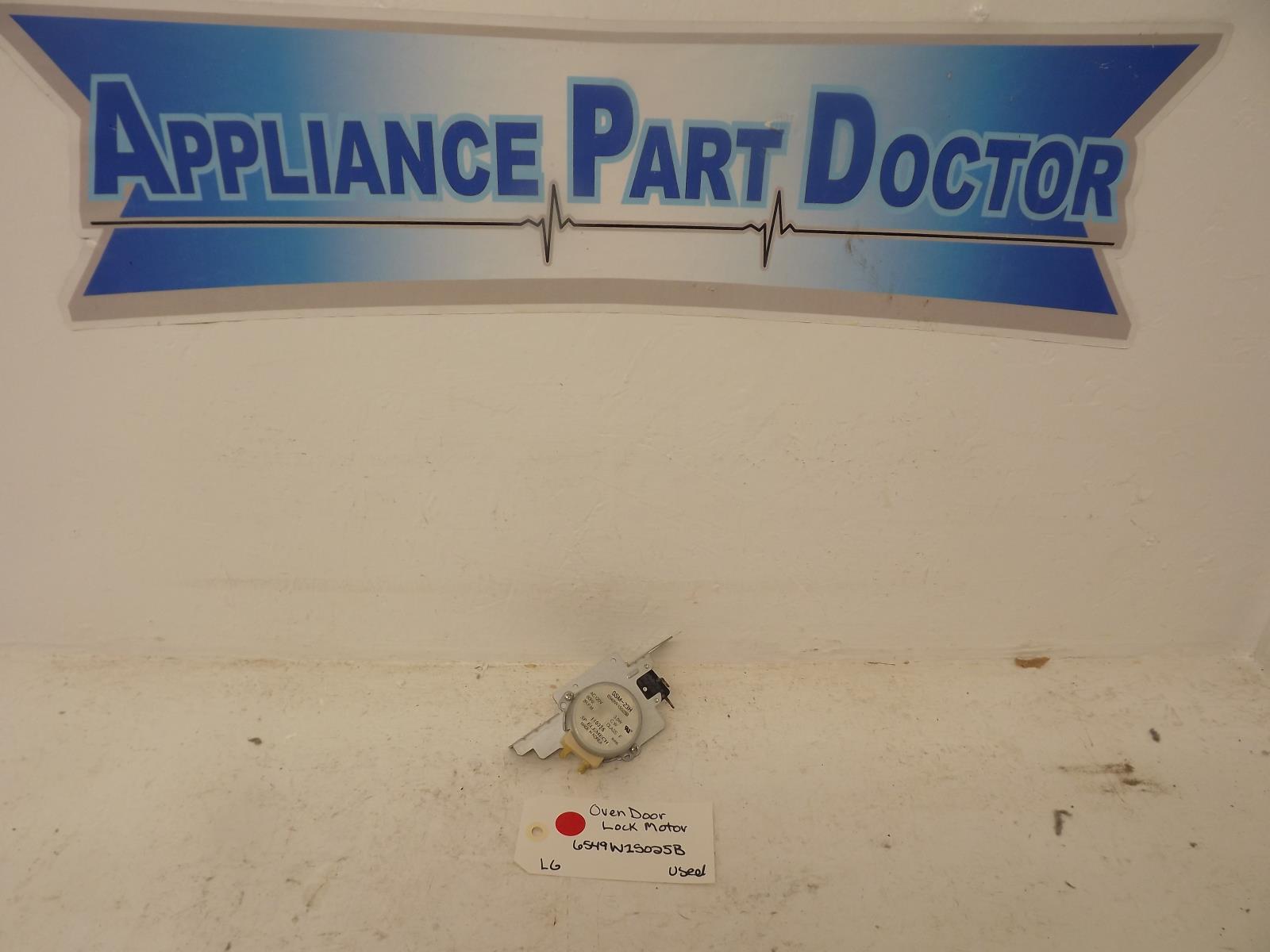 LG Range 6549W1S025B Oven Door Lock Motor Used LG Range 6549W1S025B Oven Door Lock Motor Used